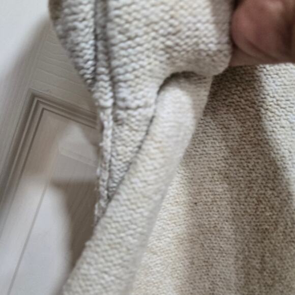 Tommy Hilfiger Beige Cable Knit Quarter Zip Sweater S - Picture 3 of 10